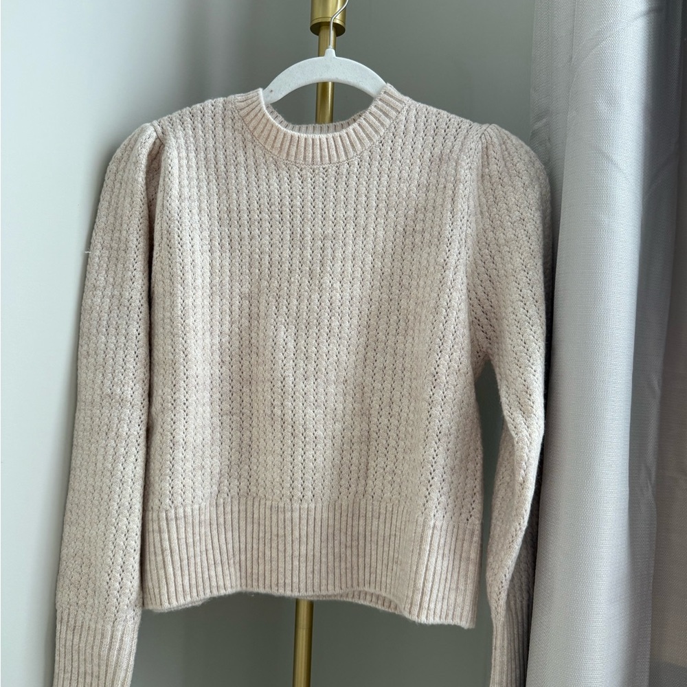 Elodie Soft Cream Knit Sweater